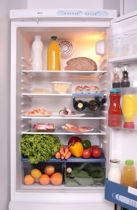 Alimentos en el frigorífico