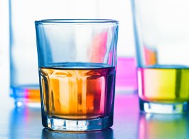 Bebidas que cambian de color