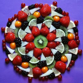 Una ensalada de frutas