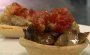 Tartaleta de hongos con gambas
