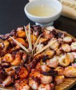 Una tabla de pulpo a la gallega