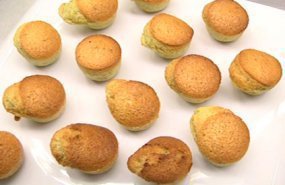 Magdalenas de pistacho